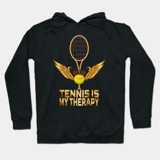 Tennis Is My Therapy, Tennis Lovers Hoodie